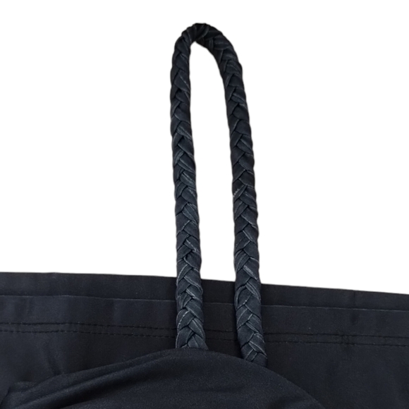 -606 Bisou Bisou Woman Black Charcoal Gray Ombre Long Maxi Sundress Plus Size 4 - Picture 6 of 9